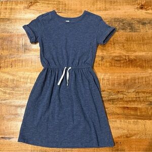 Gap Kids Blue Short Sleeve Tie Waist Dress Size XL
